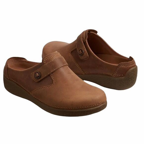 Duluth Trading Andina Leather Clogs - Picture 1 of 10